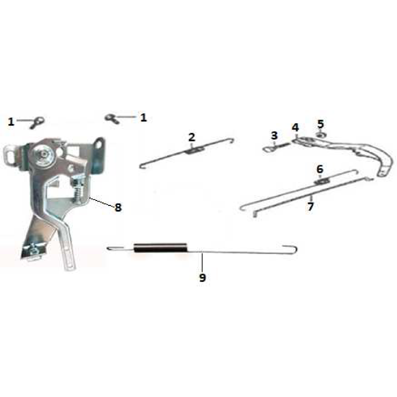 Return spring AGR8210840 ORIGINAL MGF