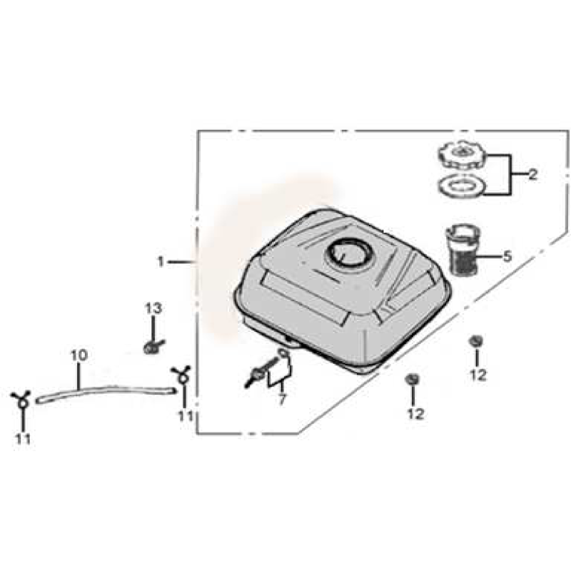 Tubo benzina AGR8210690 ORIGINALE MGF