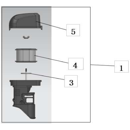 Air filter gasket AGR8210810 ORIGINAL MGF | Newgardenstore.eu