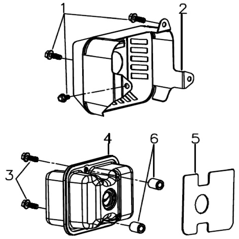 Pot d'échappement AGR8205150 ORIGINAL MGF