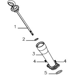 Tubo asta olio AGR8205390 ORIGINALE MGF | Newgardenstore.eu