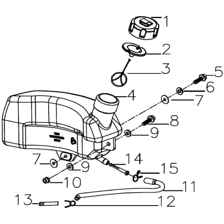 ORIGINAL MGF AGR8205710 Tank | Newgardenstore.eu