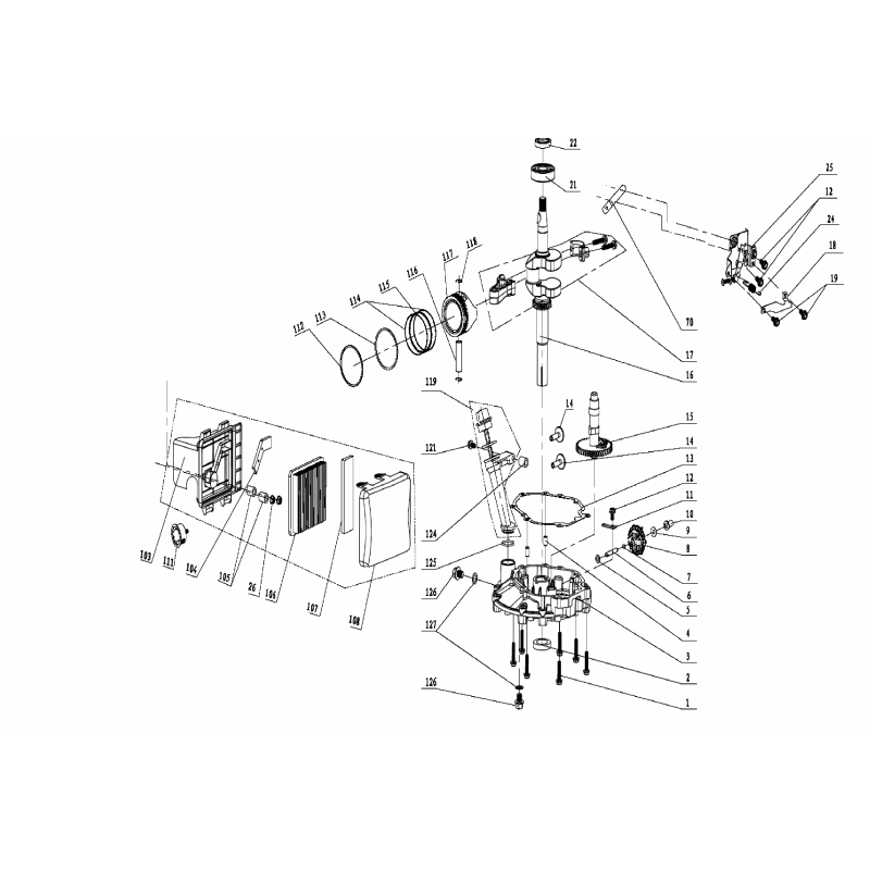 Joint torique 6,5 x 12 x 1 AGR8011540 ORIGINAL MGF