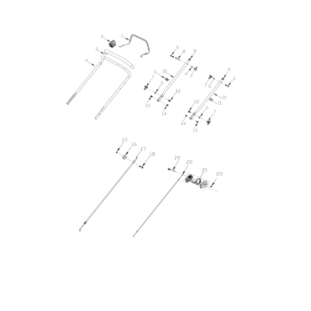 Upper handlebar AGR8201140 ORIGINAL MGF | Newgardenstore.eu