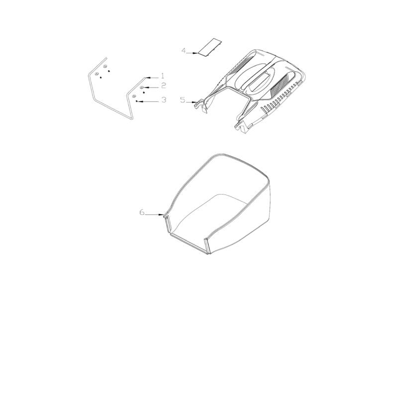 ORIGINAL MGF AGR8200900 lawnmower grass catcher cap