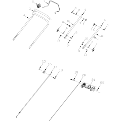 Palanca de freno motor AGR8201151 ORIGINAL MGF | Newgardenstore.eu