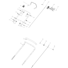 Manico inferiore AGR8201210 ORIGINALE MGF | Newgardenstore.eu