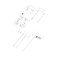 Cable de embrague de tracción MGF ORIGINAL AGR8201200 | Newgardenstore.eu