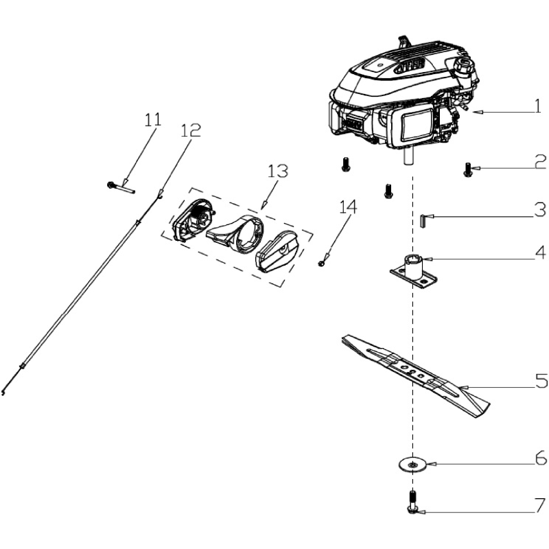 Lame de 51 cm (20 pouces) AGR8203490 ORIGINAL MGF