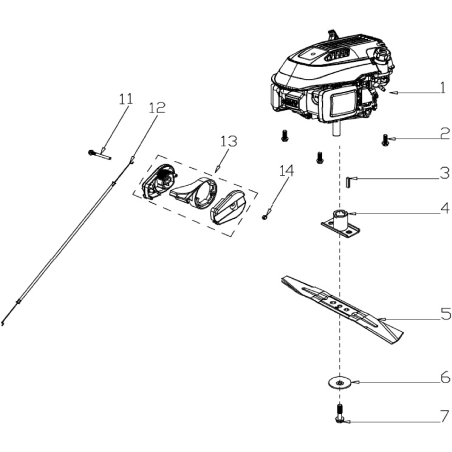 20"/51cm blade AGR8203490 ORIGINAL MGF | Newgardenstore.eu
