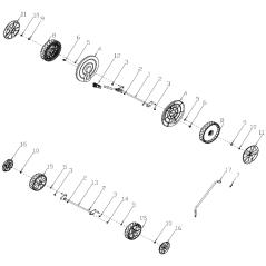 Assale posteriore AGR8203570 ORIGINALE MGF | Newgardenstore.eu