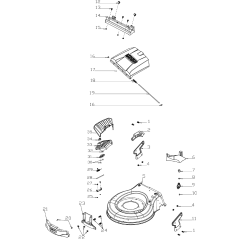 Supporto deflettore posteriore AGR8203820 ORIGINALE MGF