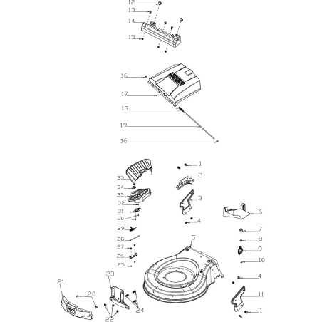 Tapa de escape lateral AGR8203800 ORIGINAL MGF | Newgardenstore.eu