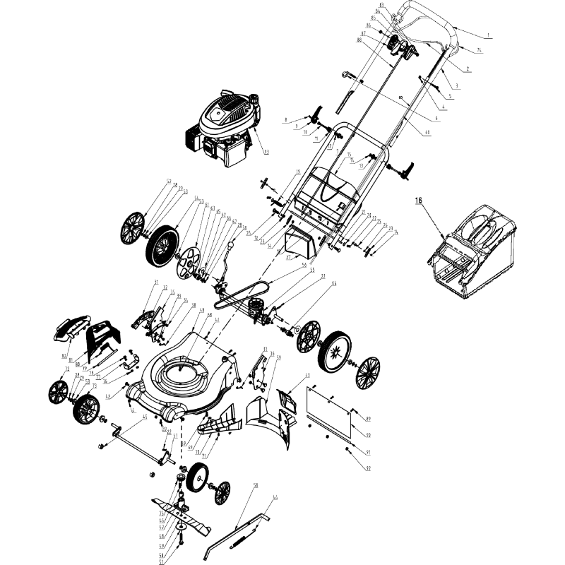 Laveuse MGF AGR8000620 d'origine