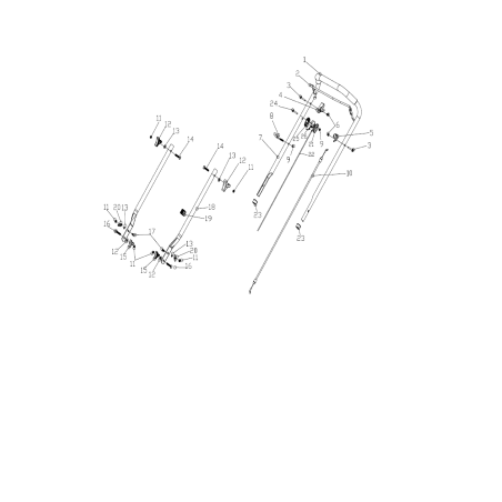 Palanca de freno motor AGR8005010 ORIGINAL MGF | Newgardenstore.eu