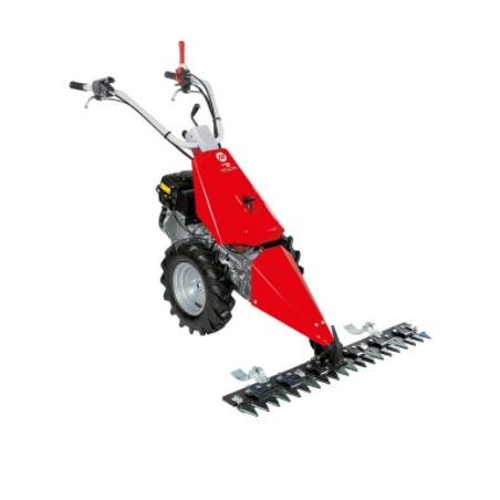 Faucheuse NIBBI FC120S avec moteur Emak K800H OHV 182cc à essence et roues de motoculteur | Newgardenstore.eu