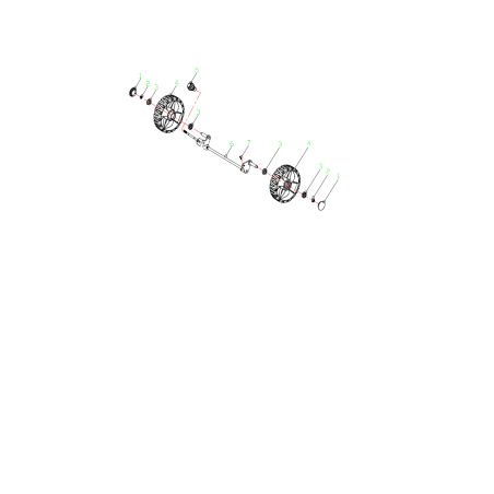 7" wheel AGR8005330 ORIGINAL MGF | Newgardenstore.eu