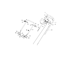 Manubrio superiore AGR8006020 ORIGINALE MGF | Newgardenstore.eu