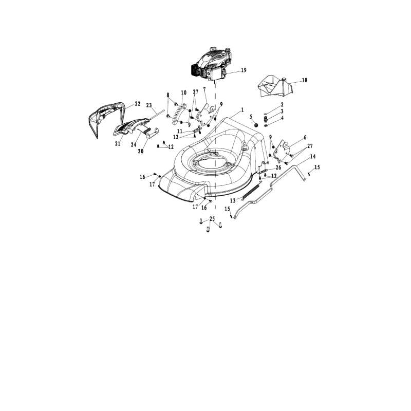 Déflecteur d'échappement latéral d'origine MGF AGR8004540