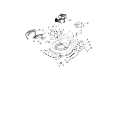 Soporte izquierdo AGR8004490 ORIGINAL MGF | Newgardenstore.eu