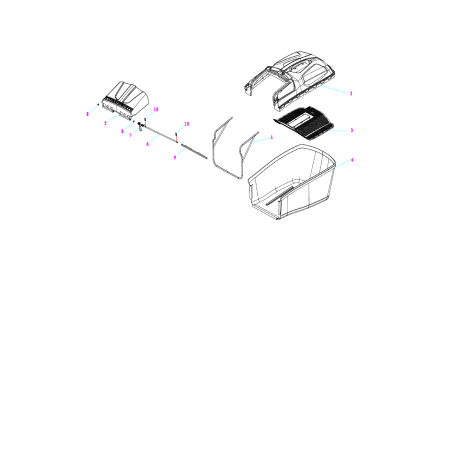 ORIGINAL MGF AGR8004240 frame | Newgardenstore.eu