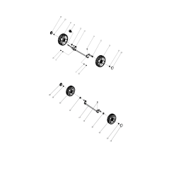 6" Vorderrad AGR8005740 ORIGINAL MGF | Newgardenstore.eu