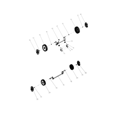 Ruota anteriore AGR8007310 ORIGINALE MGF | Newgardenstore.eu