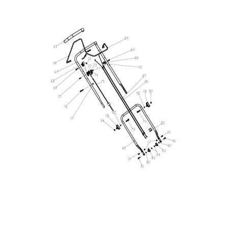 Original MGF AGR8004860 engine brake cable | Newgardenstore.eu