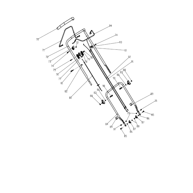 Câble de frein moteur AGR8007430 ORIGINAL MGF
