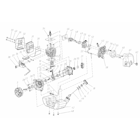 Piston ring AGR3501080 ORIGINAL MGF | Newgardenstore.eu