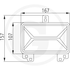 Fonction feux de croisement / feux de route à LED 12/24 V | Newgardenstore.eu