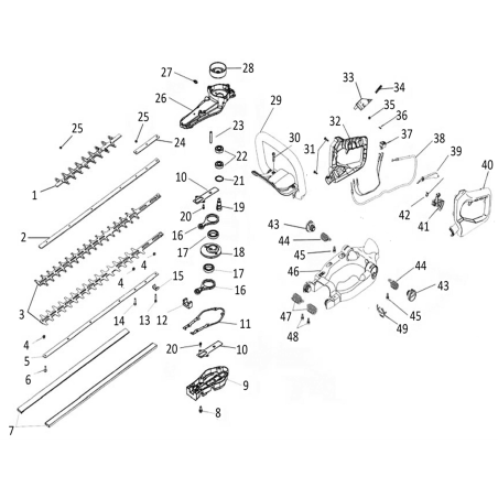 Supporto, Lama AGR3000710 ORIGINALE MGF | Newgardenstore.eu