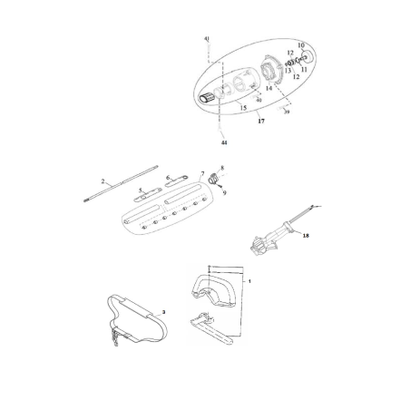 Außenrohrdurchmesser 24 140 cm AGR2404007 ORIGINAL MGF | Newgardenstore.eu