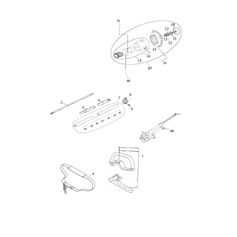 ASTA INTERNA DIAM. 7 mm80 cm. DHT DKT *VEDI DESCR. S AGR2403002 ORIGINALE MGF