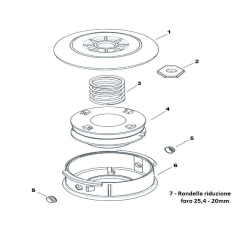 Top cover for insert FG499412-0301 ORIGINAL MGF | Newgardenstore.eu