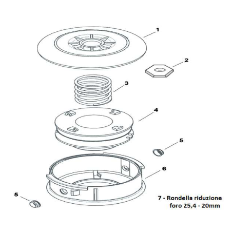 Tapa superior para inserto FG499411-0806 ORIGINAL MGF | Newgardenstore.eu