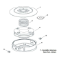 Coperchio superiore per inserto FG499411-0806 ORIGINALE MGF