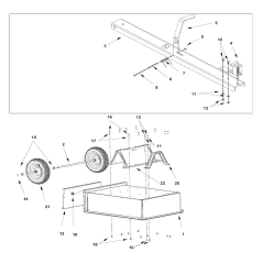 Gouvernail MGF AGR5628C-19 d'origine