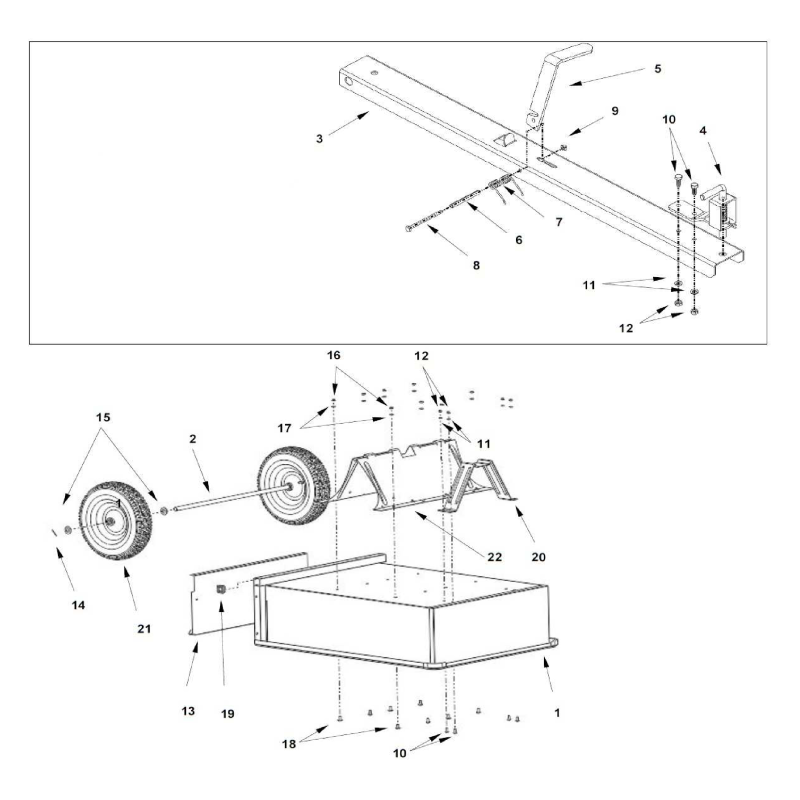 ORIGINAL MGF AGR5628C-19 Ruder