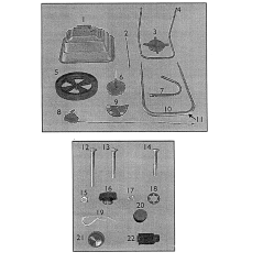 Perno de inserción cuadrado original MGF 1/4'' x 2-1/4'' AGR1868 | Newgardenstore.eu