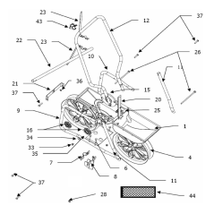 MOZZO PORTADISCHI AGRGS2010-14 ORIGINALE MGF | Newgardenstore.eu