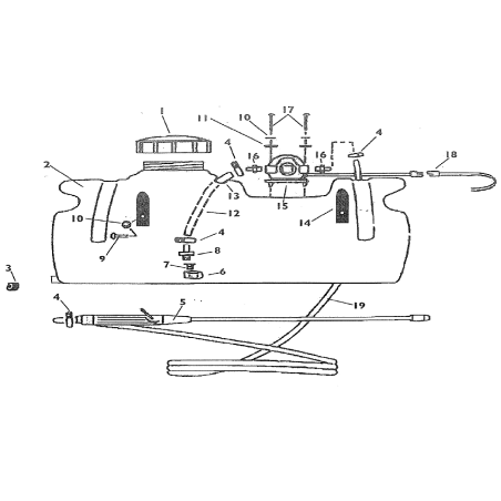 15-Gallonen-Tank AGR3614 ORIGINAL MGF | Newgardenstore.eu
