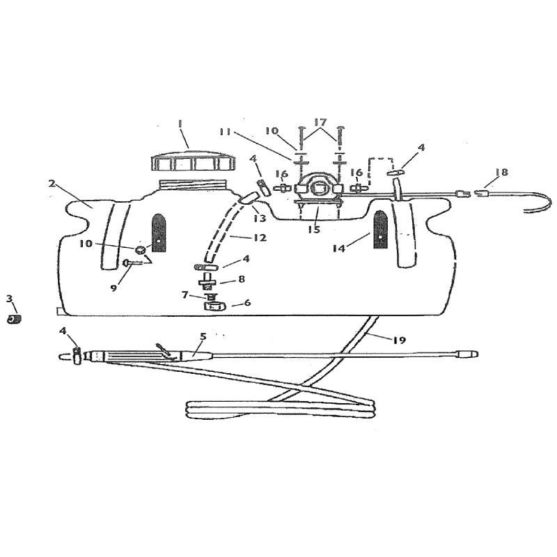 Filtre MGF AGR3619 d'origine