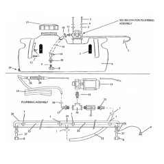 Barra de control de malezas original MGF AGR3724GY