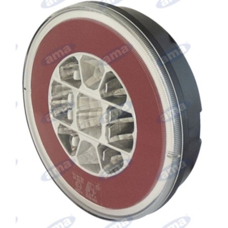 Right position light led 140mm diameter tractor operating machine 12-24V | Newgardenstore.eu