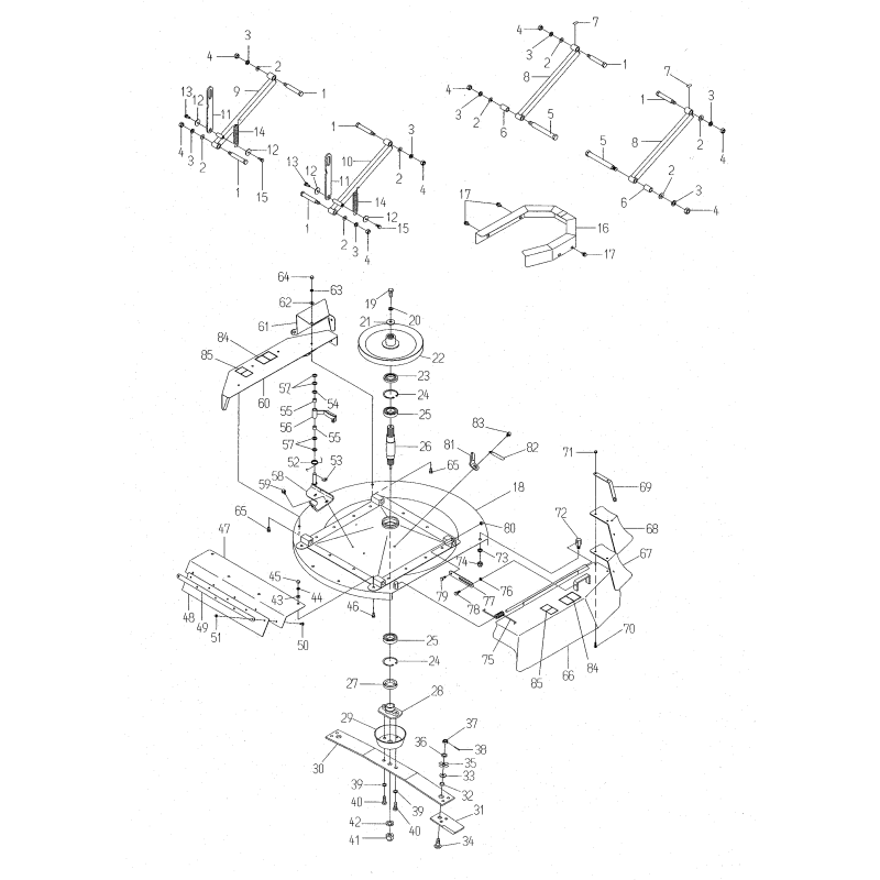 Link Arm (Rear) O80-1482-708-00 ORIGINAL OREC