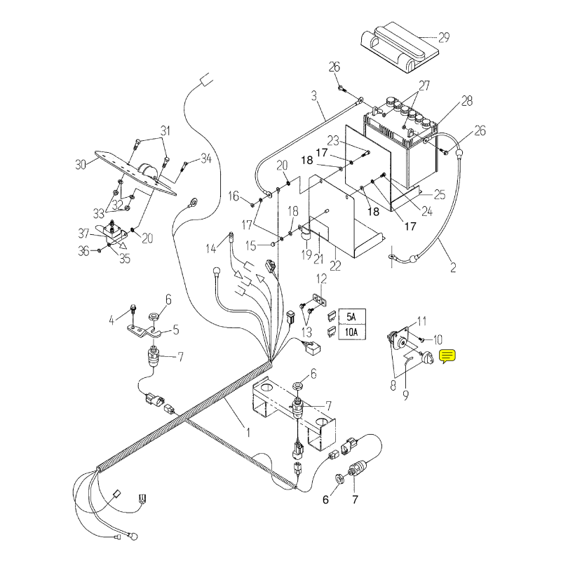 Verkabelung (B) O0215-72110 ORIGINAL OREC