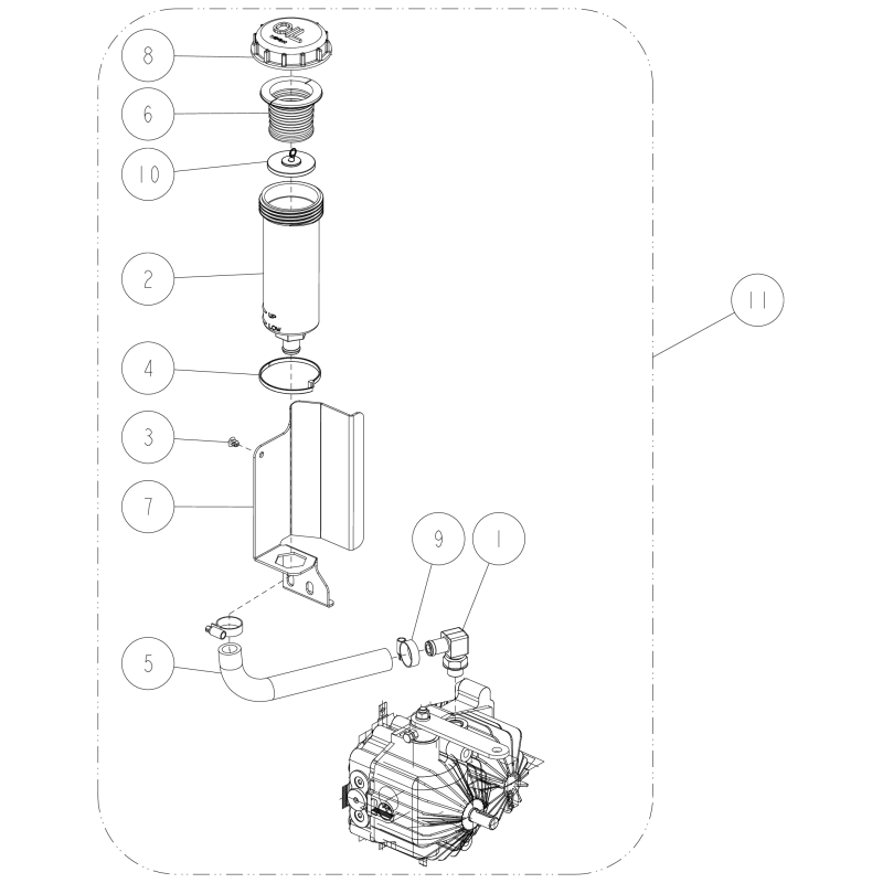 ORIGINAL OREC Oil Tank Adjustment O0207-08220