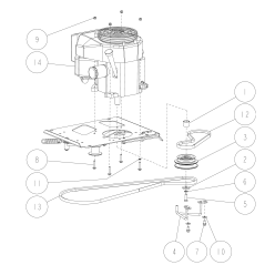 ORIGINAL OREC CMP O0207-41310 Portacuchillas para Cinturón (Motor)
