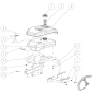 ORIGINAL OREC CMP O0341-60100 Soporte de tanque de combustible